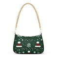 thumbnail image 1 of FORMRS Womens Shoulder Bag with Chain Strap Clutch Purse Cute Tote Handbag, Christmas Santa Hats, 1 of 7