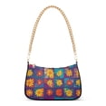 thumbnail image 1 of FORMRS Womens Shoulder Bag with Chain Strap Clutch Purse Cute Tote Handbag, Colorful Checkered Daisy, 1 of 7