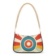 thumbnail image 1 of FORMRS Womens Shoulder Bag with Chain Strap Clutch Purse Cute Tote Handbag, Colorful Circles, 1 of 7