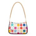 thumbnail image 1 of FORMRS Womens Shoulder Bag with Chain Strap Clutch Purse Cute Tote Handbag, Colorful Circles, 1 of 7