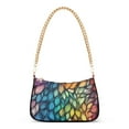 thumbnail image 1 of FORMRS Womens Shoulder Bag with Chain Strap Clutch Purse Cute Tote Handbag, Colorful Dragon Scales Pattern, 1 of 7