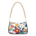 thumbnail image 1 of FORMRS Womens Shoulder Bag with Chain Strap Clutch Purse Cute Tote Handbag, Colorful Flowers Pattern, 1 of 7