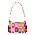 thumbnail image 1 of FORMRS Womens Shoulder Bag with Chain Strap Clutch Purse Cute Tote Handbag, Colorful Jars, 1 of 7