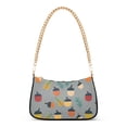 thumbnail image 1 of FORMRS Womens Shoulder Bag with Chain Strap Clutch Purse Cute Tote Handbag, Cute Acorns Pattern, 1 of 7