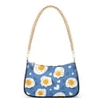 thumbnail image 1 of FORMRS Womens Shoulder Bag with Chain Strap Clutch Purse Cute Tote Handbag, Cute Fried Eggs, 1 of 7