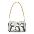 thumbnail image 1 of FORMRS Womens Shoulder Bag with Chain Strap Clutch Purse Cute Tote Handbag, Cute Puffin, 1 of 7