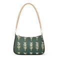 thumbnail image 1 of FORMRS Womens Shoulder Bag with Chain Strap Clutch Purse Cute Tote Handbag, Dark Green Leaves, 1 of 7