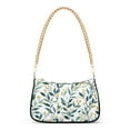thumbnail image 1 of FORMRS Womens Shoulder Bag with Chain Strap Clutch Purse Cute Tote Handbag, Darker Leafy Pattern, 1 of 7