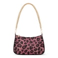 thumbnail image 1 of FORMRS Womens Shoulder Bag with Chain Strap Clutch Purse Cute Tote Handbag, Deep Red Leopard Pattern, 1 of 7