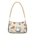 thumbnail image 1 of FORMRS Womens Shoulder Bag with Chain Strap Clutch Purse Cute Tote Handbag, Fall Coffee, 1 of 7