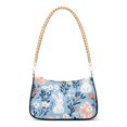 thumbnail image 1 of FORMRS Womens Shoulder Bag with Chain Strap Clutch Purse Cute Tote Handbag, Floral Easter Rabbits, 1 of 7