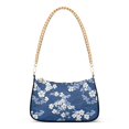 thumbnail image 1 of FORMRS Womens Shoulder Bag with Chain Strap Clutch Purse Cute Tote Handbag, Floral Ocean Waves, 1 of 7