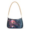 thumbnail image 1 of FORMRS Womens Shoulder Bag with Chain Strap Clutch Purse Cute Tote Handbag, Glowing Jellyfish, 1 of 7