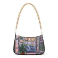 thumbnail image 1 of FORMRS Womens Shoulder Bag with Chain Strap Clutch Purse Cute Tote Handbag, Green Boat, 1 of 7