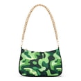 thumbnail image 1 of FORMRS Womens Shoulder Bag with Chain Strap Clutch Purse Cute Tote Handbag, Green Camouflage Pattern, 1 of 7
