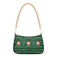 thumbnail image 1 of FORMRS Womens Shoulder Bag with Chain Strap Clutch Purse Cute Tote Handbag, Green Christmas Trees, 1 of 7