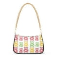 thumbnail image 1 of FORMRS Womens Shoulder Bag with Chain Strap Clutch Purse Cute Tote Handbag, Gummy Bear Pattern, 1 of 7