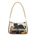 thumbnail image 1 of FORMRS Womens Shoulder Bag with Chain Strap Clutch Purse Cute Tote Handbag, Halloween Cat, 1 of 7