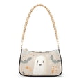 thumbnail image 1 of FORMRS Womens Shoulder Bag with Chain Strap Clutch Purse Cute Tote Handbag, Halloween Ghosts, 1 of 7