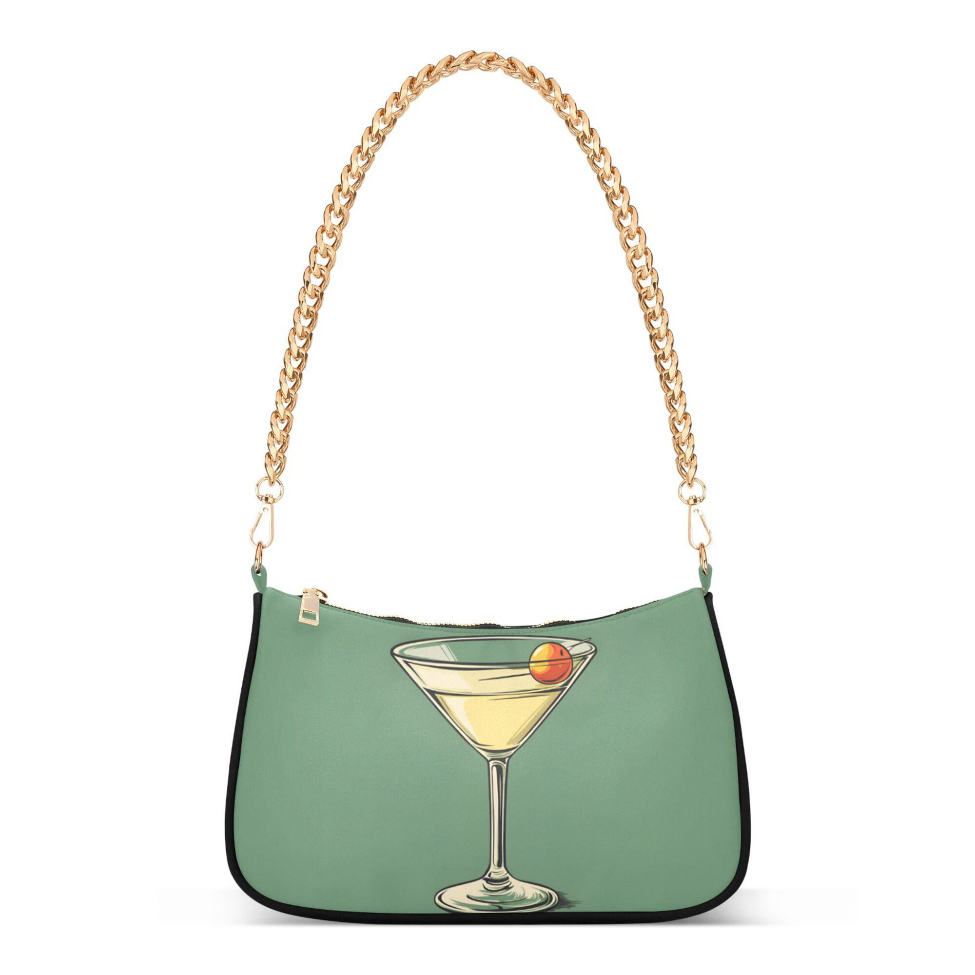 FORMRS Womens Shoulder Bag with Chain Strap Clutch Purse Cute Tote Handbag, Lemon Glass