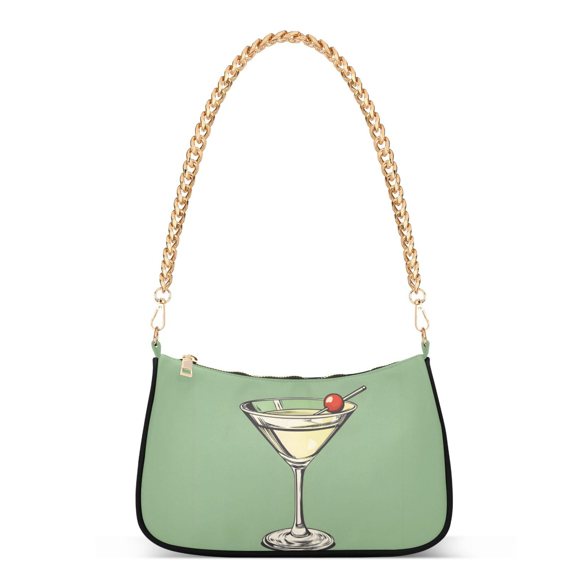 FORMRS Womens Shoulder Bag with Chain Strap Clutch Purse Cute Tote Handbag, Lemon Juice