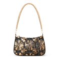 thumbnail image 1 of FORMRS Womens Shoulder Bag with Chain Strap Clutch Purse Cute Tote Handbag, Metallic Flower, 1 of 7