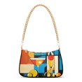 thumbnail image 1 of FORMRS Womens Shoulder Bag with Chain Strap Clutch Purse Cute Tote Handbag, Modern Cocktails, 1 of 7