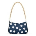 thumbnail image 1 of FORMRS Womens Shoulder Bag with Chain Strap Clutch Purse Cute Tote Handbag, Navy Blue Baseball Pattern, 1 of 7