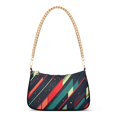 thumbnail image 1 of FORMRS Womens Shoulder Bag with Chain Strap Clutch Purse Cute Tote Handbag, Orange Abstract Lines, 1 of 7