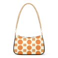 thumbnail image 1 of FORMRS Womens Shoulder Bag with Chain Strap Clutch Purse Cute Tote Handbag, Orange Geometric Pattern, 1 of 7