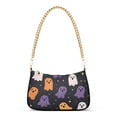 thumbnail image 1 of FORMRS Womens Shoulder Bag with Chain Strap Clutch Purse Cute Tote Handbag, Orange Halloween Ghosts, 1 of 7