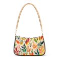 thumbnail image 1 of FORMRS Womens Shoulder Bag with Chain Strap Clutch Purse Cute Tote Handbag, Orange Leaves, 1 of 7