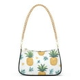 thumbnail image 1 of FORMRS Womens Shoulder Bag with Chain Strap Clutch Purse Cute Tote Handbag, Pineapple, 1 of 7