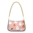 thumbnail image 1 of FORMRS Womens Shoulder Bag with Chain Strap Clutch Purse Cute Tote Handbag, Pink Cartoon Halloween, 1 of 7