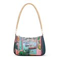 thumbnail image 1 of FORMRS Womens Shoulder Bag with Chain Strap Clutch Purse Cute Tote Handbag, Pink Door, 1 of 7