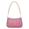 thumbnail image 1 of FORMRS Womens Shoulder Bag with Chain Strap Clutch Purse Cute Tote Handbag, Pink Doughnuts, 1 of 7