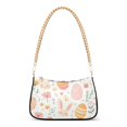 thumbnail image 1 of FORMRS Womens Shoulder Bag with Chain Strap Clutch Purse Cute Tote Handbag, Pink Easter Eggs, 1 of 7