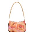 thumbnail image 1 of FORMRS Womens Shoulder Bag with Chain Strap Clutch Purse Cute Tote Handbag, Pink Flowers, 1 of 7