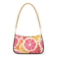 thumbnail image 1 of FORMRS Womens Shoulder Bag with Chain Strap Clutch Purse Cute Tote Handbag, Pink Grapefruit Slices, 1 of 7