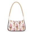 thumbnail image 1 of FORMRS Womens Shoulder Bag with Chain Strap Clutch Purse Cute Tote Handbag, Pink Ice Cream Pattern, 1 of 7