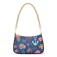 thumbnail image 1 of FORMRS Womens Shoulder Bag with Chain Strap Clutch Purse Cute Tote Handbag, Pink Jellyfish, 1 of 7