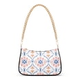 thumbnail image 1 of FORMRS Womens Shoulder Bag with Chain Strap Clutch Purse Cute Tote Handbag, Pink Mosaic Pattern, 1 of 7