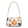 thumbnail image 1 of FORMRS Womens Shoulder Bag with Chain Strap Clutch Purse Cute Tote Handbag, Pumpkins Pattern, 1 of 7