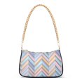 thumbnail image 1 of FORMRS Womens Shoulder Bag with Chain Strap Clutch Purse Cute Tote Handbag, Purple Geometric, 1 of 7
