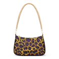 thumbnail image 1 of FORMRS Womens Shoulder Bag with Chain Strap Clutch Purse Cute Tote Handbag, Purple Leopard Print, 1 of 7