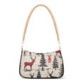 thumbnail image 1 of FORMRS Womens Shoulder Bag with Chain Strap Clutch Purse Cute Tote Handbag, Red Deer, 1 of 7