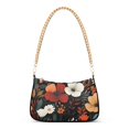 thumbnail image 1 of FORMRS Womens Shoulder Bag with Chain Strap Clutch Purse Cute Tote Handbag, Red Flowers Pattern, 1 of 7