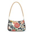 thumbnail image 1 of FORMRS Womens Shoulder Bag with Chain Strap Clutch Purse Cute Tote Handbag, Red Flowers Pattern, 1 of 7