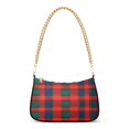 thumbnail image 1 of FORMRS Womens Shoulder Bag with Chain Strap Clutch Purse Cute Tote Handbag, Red and Blue Pattern, 1 of 7