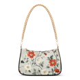 thumbnail image 1 of FORMRS Womens Shoulder Bag with Chain Strap Clutch Purse Cute Tote Handbag, Red and White Floral Pattern, 1 of 7
